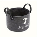 Large Felt Pet Toy Storage Basket