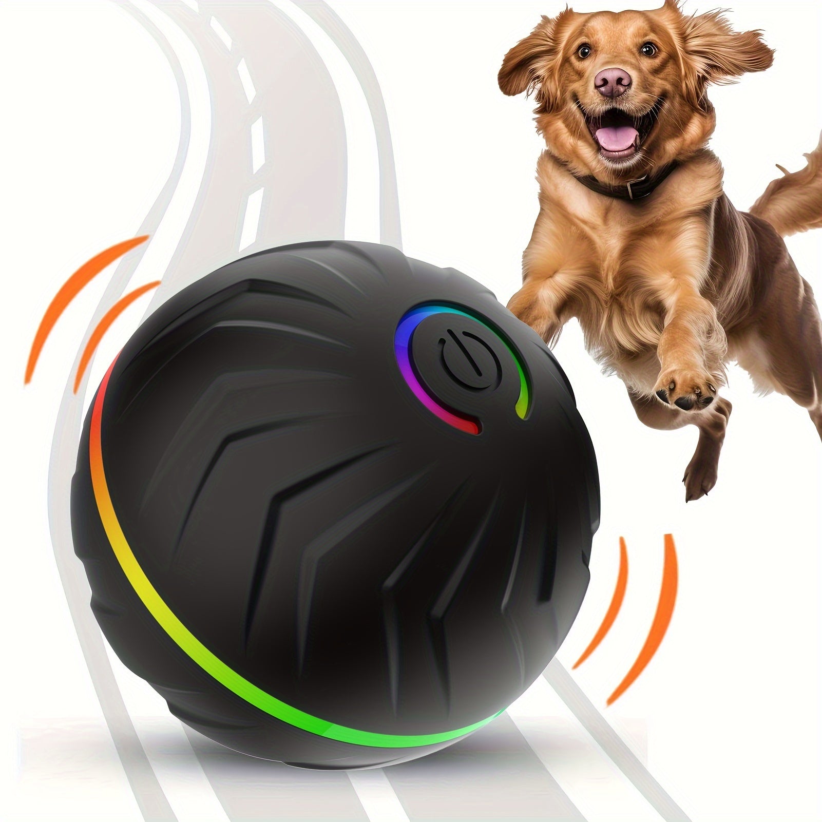 Intelligent electric teasing dog ball, interactive dog toys