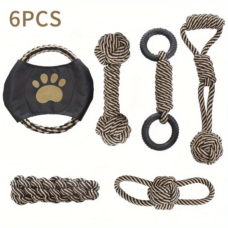Pet 6-Pack Puppy Chew Toys