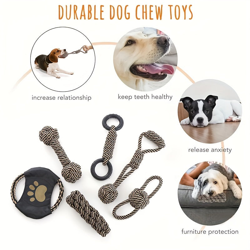 Pet 6-Pack Puppy Chew Toys