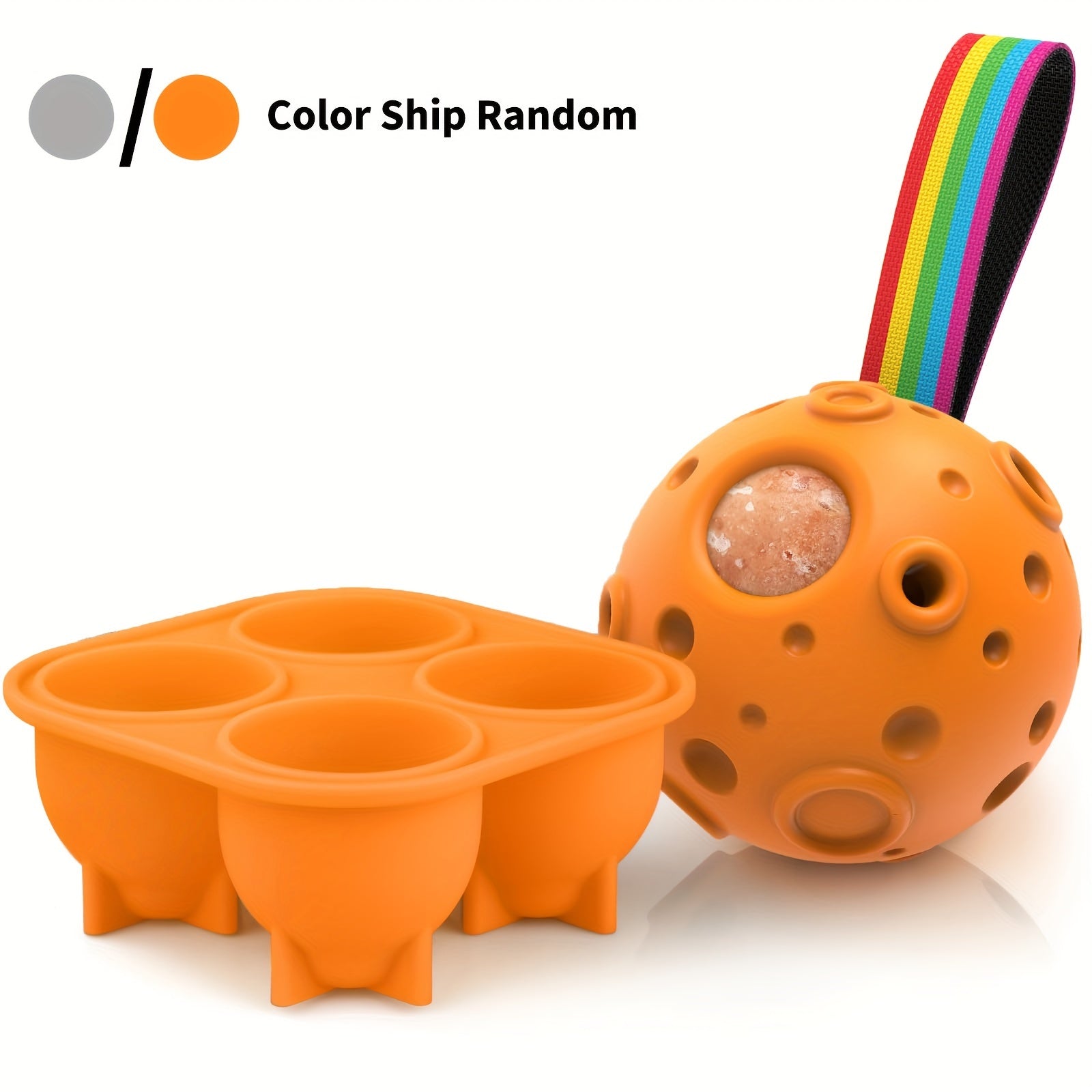 2 Packs/Set Dog Toys, Dog Chew Ball With Ice Tray