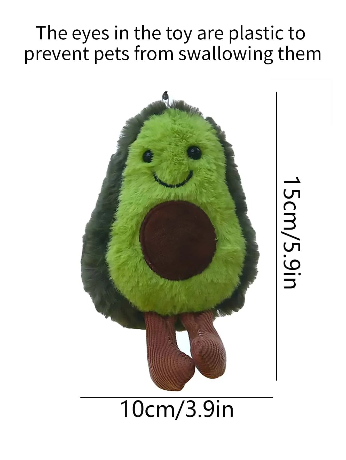 cute avocado pet plush toy
