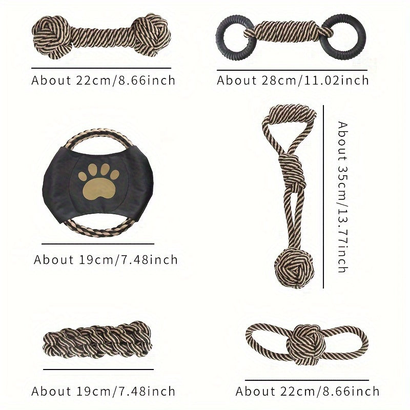 Pet 6-Pack Puppy Chew Toys