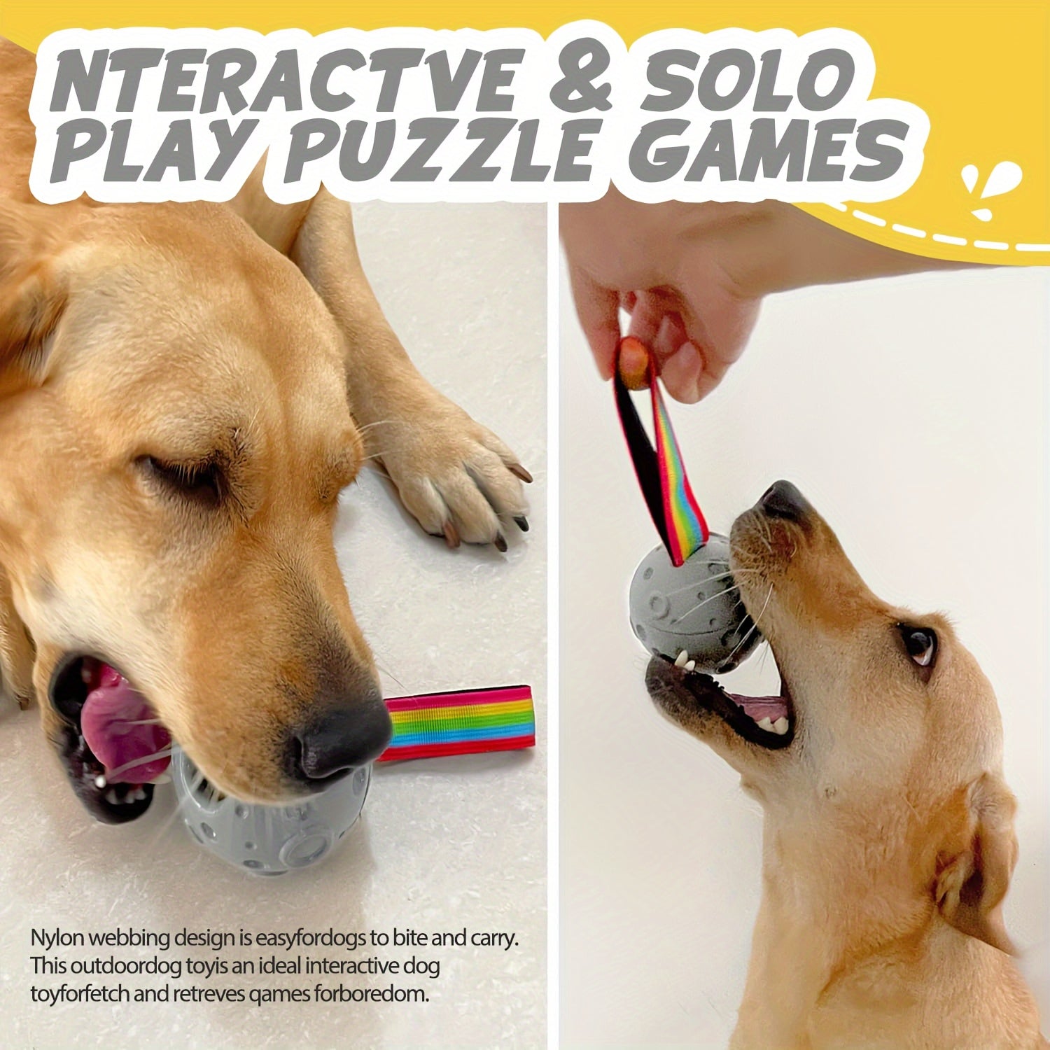 2 Packs/Set Dog Toys, Dog Chew Ball With Ice Tray